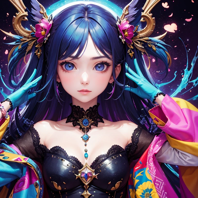 highest quality, The most beautiful woman in the world,Crazy Ideas, Crazy colors, Crazy Details, Crazy contrast, Disorganized, A strange and mysterious world, A very ordinary and unremarkable frame