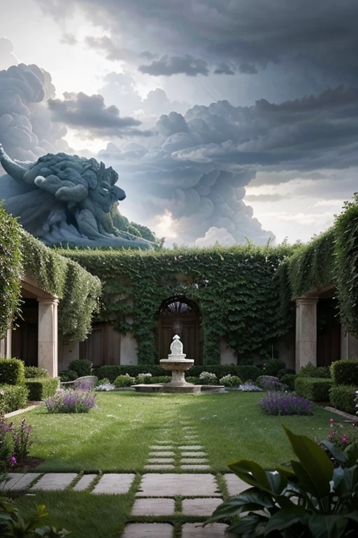 "Picture a serene garden in the midst of a storm. How can the stoic concept of inner tranquility help you find peace amidst chaos and uncertainty?"