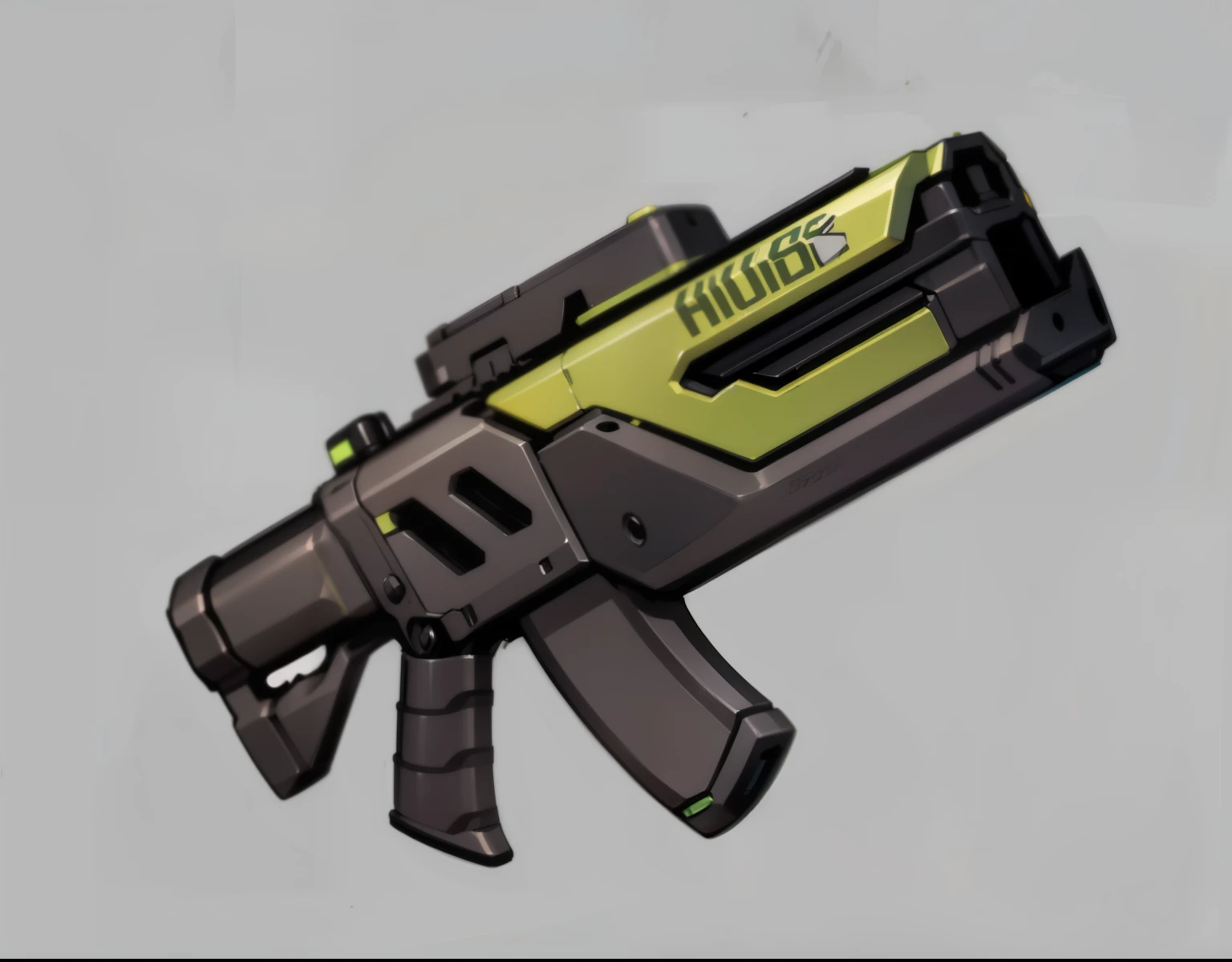 Q version of guns HD green