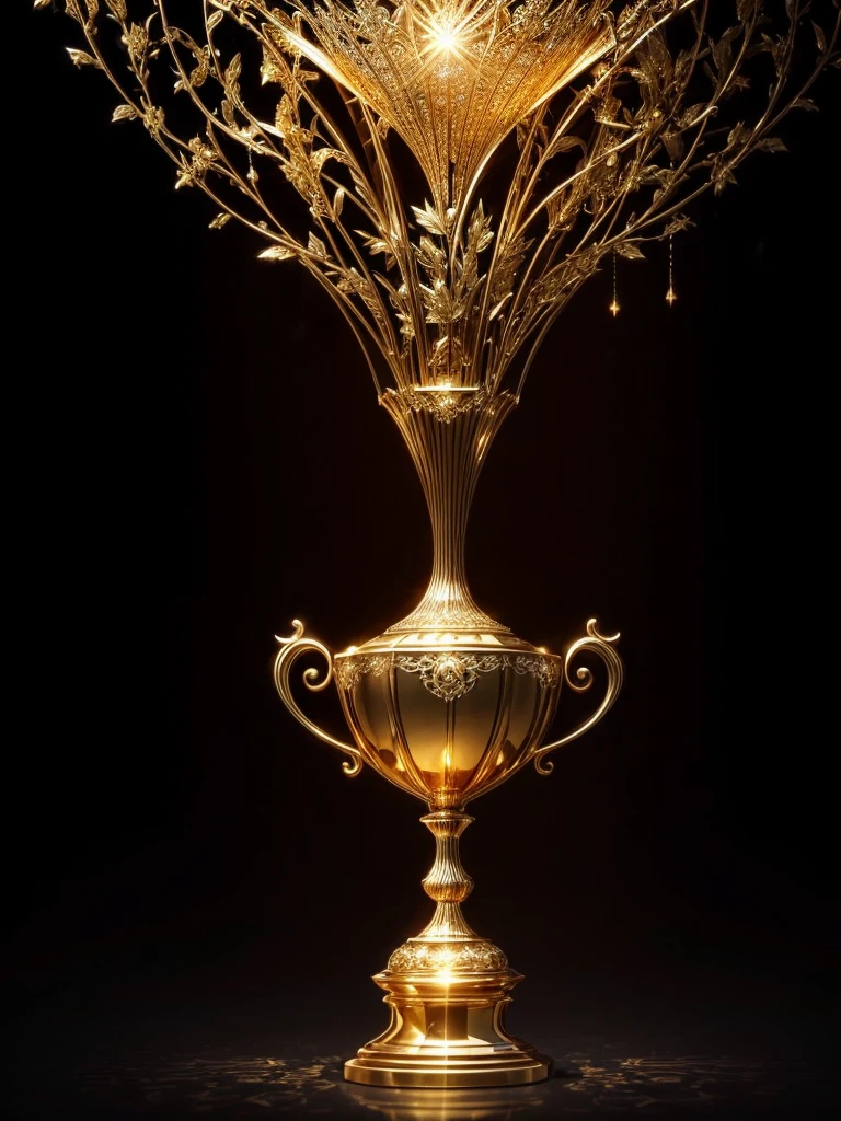 3D rendering of Women streamlined, golden trophy design, Tang tricolor, Tibetan mural style, minimalism, sense of science and technology, simplicity, hollowing out, carving,,in the style of rolf armstrong: fractal,Sandpainting,Tibetan Painting,Imaginative,3D Printed,Concert Poster,Laser-Cut,Arts and Crafts,Bentwood,Enamel Pin,String-Art,Taurus, ♉︎,Scorpio, ♏︎,Sagittarius, ♐︎,Unreal engine,rendered in octane,high detail,hyper quality,high resolution,surrealism,16K,depth of field (dof),close up,rays of shimmering light,