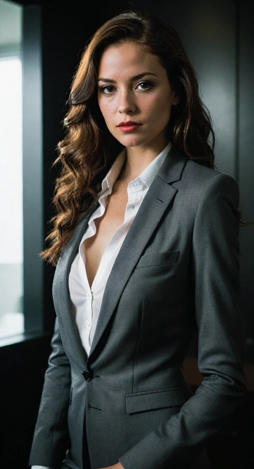 Title: "The Enigmatic CEO: A Raw and Realistic Tale"
In the fast-paced world of corporate life, Alissia Parker, a stunningly handsome woman in her mid-30s, defies societal norms as she climbs the ladder to become the CEO of a prestigious company. With her short hair, arm hair, and freckles, Alissia challenges the conventional standards of beauty, embracing her unique features.
Dressed impeccably in a suit and tie, Alissia exudes confidence and sex appeal as she navigates the cutthroat world of business. Her youthful energy and raw determination make her a force to be reckoned with, breaking the stereotypes associated with a traditional CEO.
As the story unfolds, the narrative takes us back to the 1990s, a decade known for its iconic fashion and cultural transitions. Alissia's journey mirrors the rise of the corporate world during that era, filled with memorable moments reminiscent of "The Office" and the quirky dynamics of Dunder Mifflin.
Her unconventional beauty, combined with her stubble and scruffy appearance, adds a mysterious allure to her character. Despite the odds stacked against her, Alissia remains focused and determined, embodying the essence of a successful, manly CEO.
Alongside her corporate endeavors, Alissia is also a female model, known for her striking features and long, flowing hair. The camera captures her in various settings, utilizing the LOMO effect to infuse a sense of artistic beauty and cinematic lighting to enhance the drama.
The story delves deeper into Alissia's personal life, exploring her journey as a bachelor and virgin. Despite her innocence, she battles personal demons, revealing her darker side as a serial killer. This unexpected twist adds an intriguing layer to the narrative, blurring the lines between innocence and darkness.
The visual portrayal of Alissia's character demands a meticulous approach. Using the Canon EOS 5D Mark IV and an 85mm f/1.8 lens, the camera captures her in breathtaking detail. The chosen settings of
