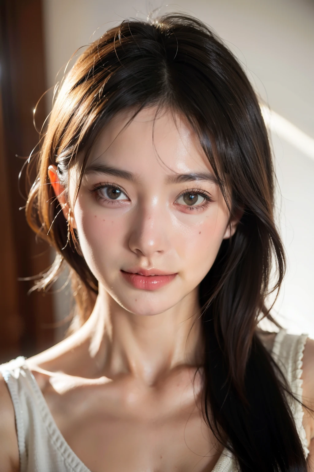 (Best Quality,4K,8K,hight resolution,masutepiece:1.2),Ultra-detailed,Realistic,Extremely detailed, Colorful tones, Soft lighting smilesurrealism, High detail, Cinematic lighting, Ray tracing, angle of view, Eye level shots, hyper HD, Masterpiece, Textured skin, 4K, Best quality