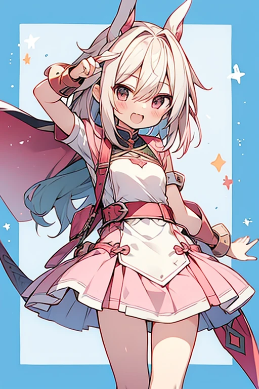 Dragoon,super so kawaii shota wearing female's outfit,laugh,