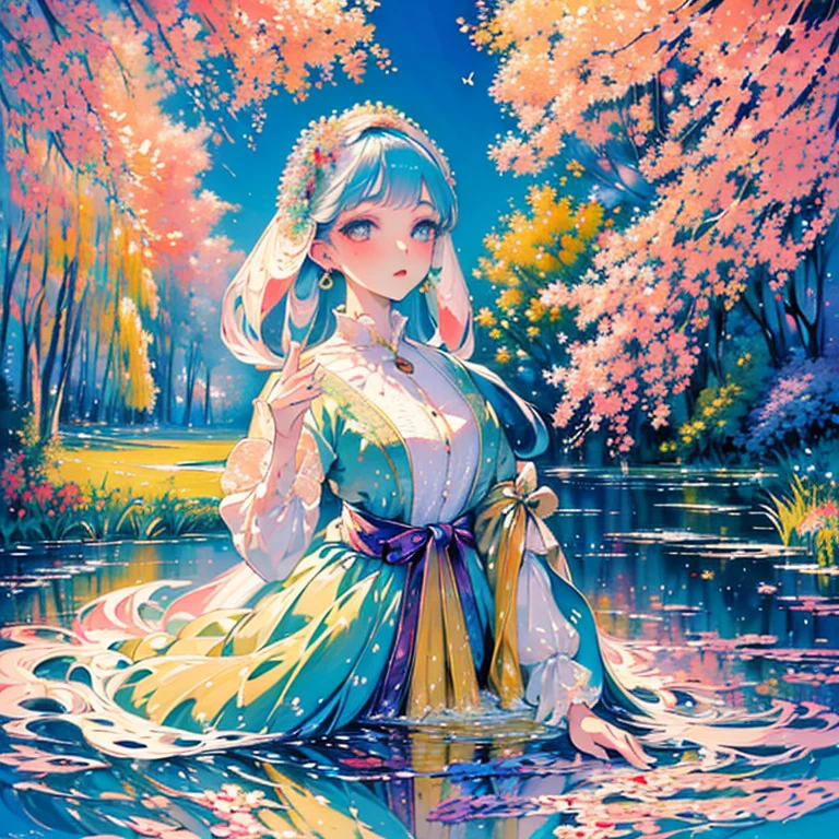 ((highest quality)),(超A high resolution),(Very detailed),(Detailed Description),((The most beautiful works of art),Ultra-detailed art,The art of astonishing depiction, (One Woman:1.5),challenging