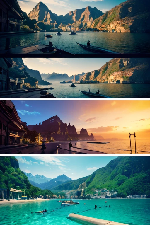Generate a coastal landscape。in one photo1One Landscape,The Temple Sunk into the Sea,In the water,swimming fish,Sparkling water,Realistic photos,European style,White Building,luxury,gem,dazzling,Plenty of fish,Beautiful Landscape,RPG World,Victorian style house、Vestibule. High resolution, photo detailed, designate, watercolor, Trending on Artstation, Sharp focus, Studio Photo, Intricate details, Very detailed, 32k, Vintage, photoRealistic, Honed, Perfect detail, sunny, Ultra HD, Realistic, Vibrant colors, Very detailed, UHD rendering, Pen and ink, Perfect composition, beautiful detailed intricate insanely detailed octane render Trending on Artstation, 8K Art Photography, photoRealistic concept art, Perfect cinematic light with soft, natural volume, Trending on Artstation, Sharp focus, Studio Photo, Intricate details, Very detailed 情報