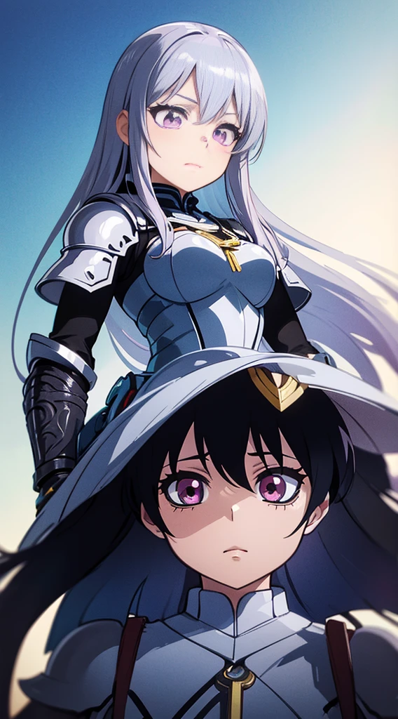 Alafi wears white and gold clothing，There is a pink flower on it, detailed digital anime art, detailed anime art, detailed anime artwork, 8k high quality detailed art, intricate ornate anime cgi style, beautiful armor, sliver ice color reflected armor, anime art wallpaper 4k, anime art wallpaper 4 k, stunning armor, detailed key anime art, anime fantasy artwork