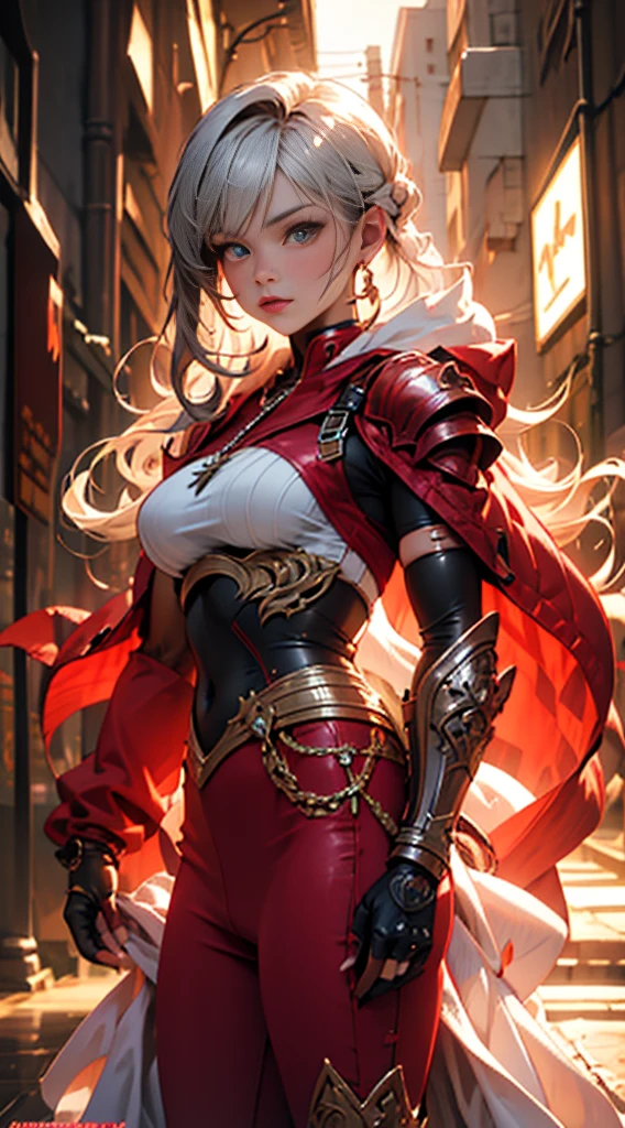 Alafi wears white and gold clothing,There is a pink flower on it, detailed digital anime art, detailed anime art, detailed anime artwork, 8k high quality detailed art, intricate ornate anime cgi style, beautiful armor, sliver ice color reflected armor, anime art wallpaper 4k, anime art wallpaper 4 k, stunning armor, detailed key anime art, anime fantasy artwork