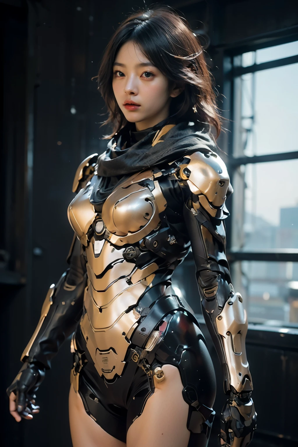 (masterpiece, best quality:1.2), (8k uhd, 16k, 32k, ultra high res), (photorealistic:1.37), (RAW photo), ultimate-realistic, ultimate-realistic details, ultimate-realistic texture, ultimate-intricate details, ultimate-realistic lighting, ultimate-realistic shadow, japanese girl, ultimate-cute face, ultimate-RAW skin, ultimate-realistic eyes, Beautiful Japanese girl with beautiful eyes and lips on upper body, spider body on lower body, bat wings, partly mechanical elements, 16 years old, vivid colors, detailed depiction of girl's hair blowing in the wind, realistic textures on the spider body, mechanical partssurrealistic lighting, eerie atmosphere, dark and mysterious background