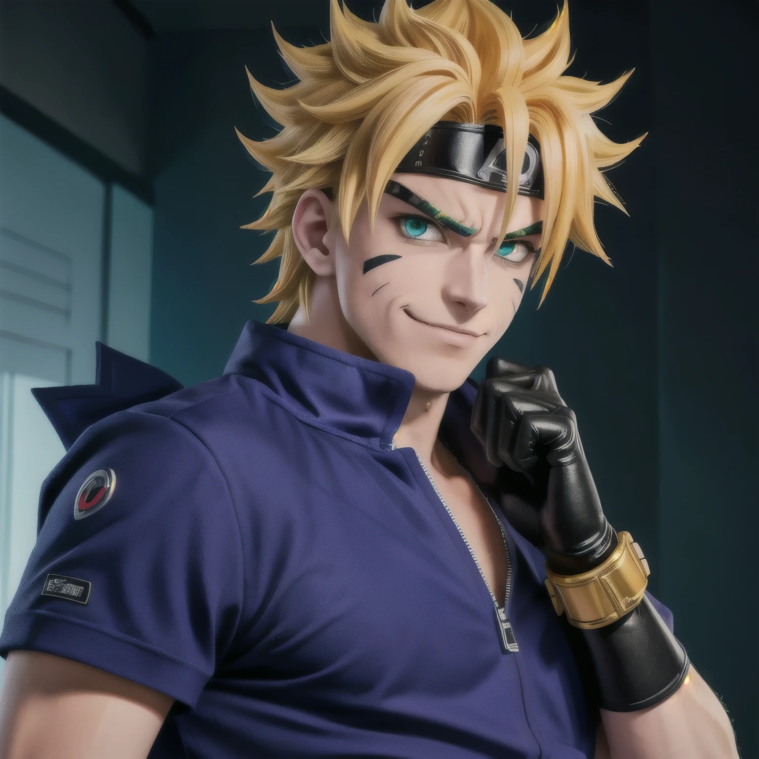 a close-up of a person with a glove on their hand, in My Hero Academy, Coringa parece Naruto, dio brando, boku no hero academia style, joseph joestar, My Hero Academy, Anime em destaque de hoje ainda, norihiro yagi, melhor design de personagens de anime, anime sete pecados capitais, caminhada otaku, menacing look