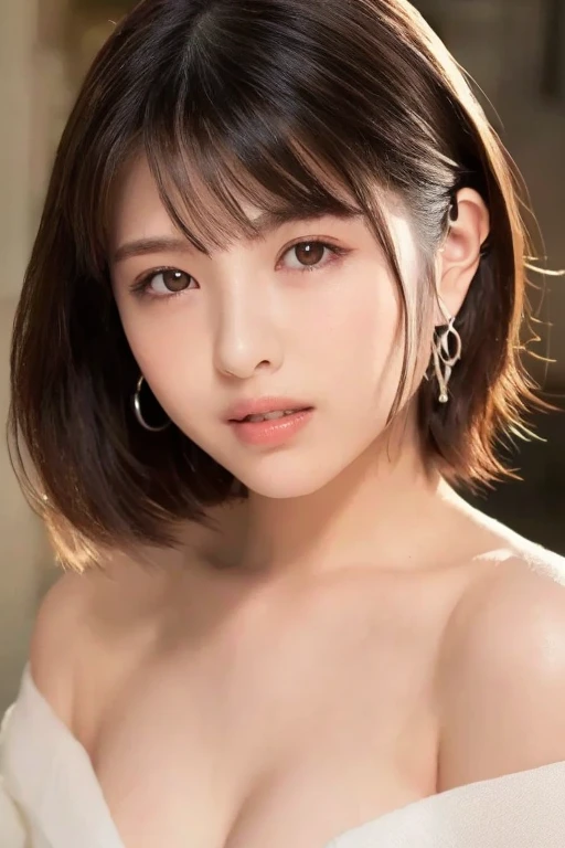 (8k、highest quality、masterpiece:1.2)、(Intricate details:1.4)、(Realistic:1.4)、Tabletop, highest quality, One Girl, (beautiful girl:1.3), (************:1.2), Very fine grain definition, (Symmetrical eyes:1.3), (Browsing Caution), (Naked, Cute off-shoulder, Naked:1.3), Beautiful breasts, Brown eyes, Parted bangs, Brown Hair, Upper teeth, thin, Wet,Crisp details, Super Detail, Realistic skin texture, Detailed aspect, Beautiful details in the eyes, Highly detailed CG Unity 16k wallpaper, compensate, (Detailed Background:1.2), Shiny skin, ((whole body、Drawing from head to toe))、