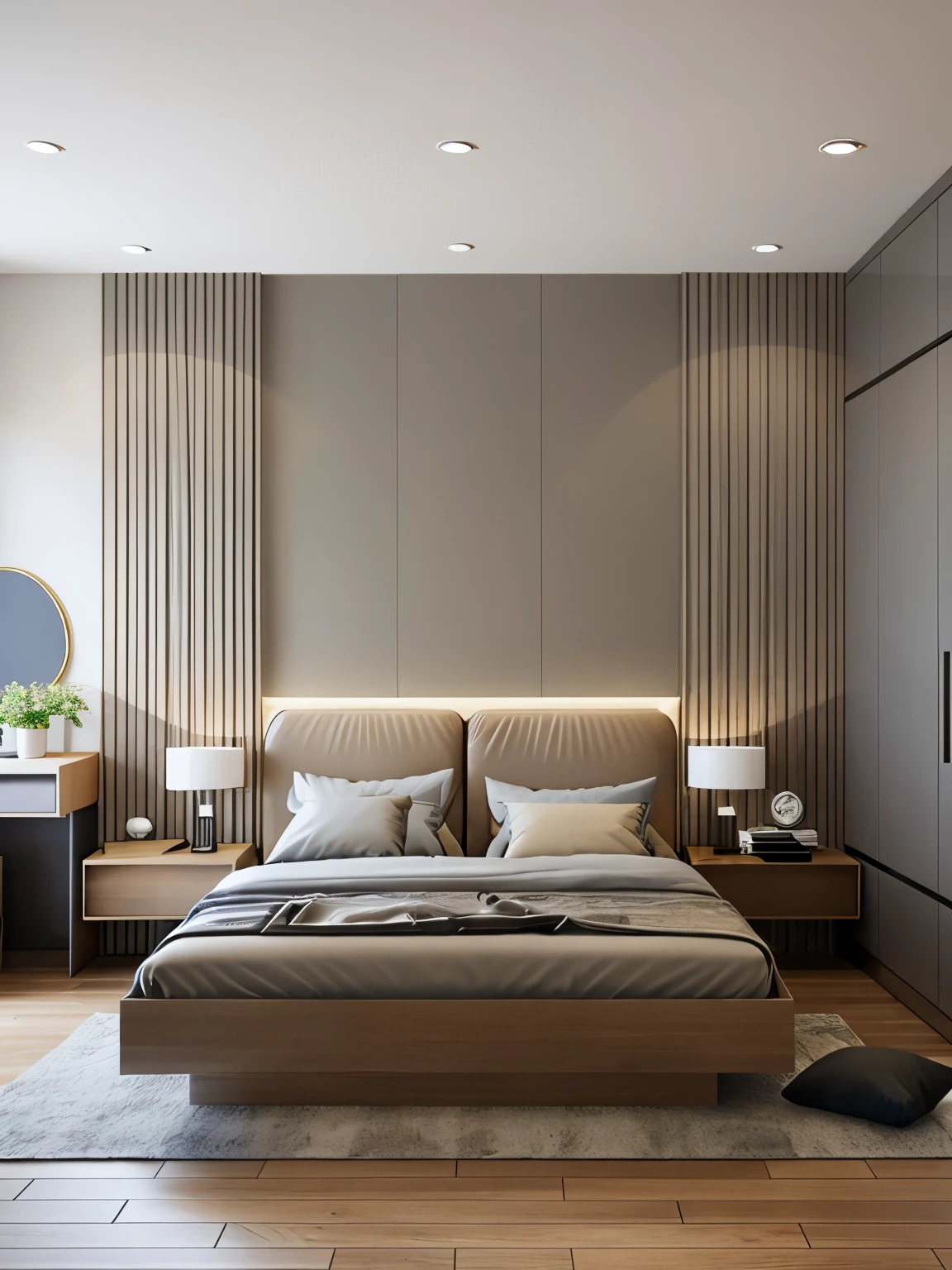 Masterpiece, best quality, super high resolution,livingroom, supper detail, color block wall painting