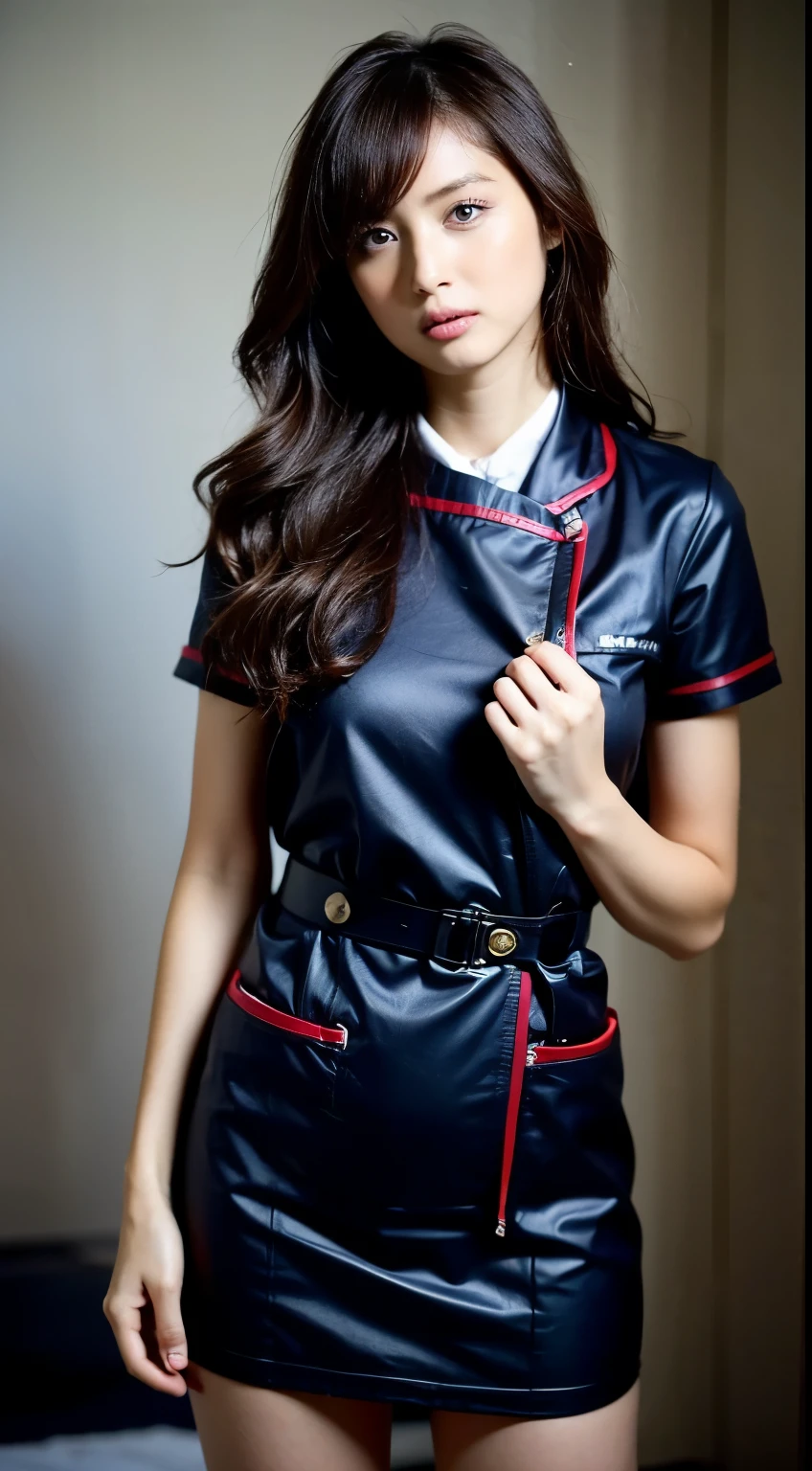 (1 The Ultimate Beautiful Mature Nurse) 、 Super accurate face 、 Detail Lip 、 Details 、 double eyelid 、 ((Dark Short Style)) 、 (Nurse uniform: 1.3) 、 (Fancy figures) 、 smile 、 Upper Leg, Perfect fit, Perfect Image Realism, background: (Hospital room: 1.2) Cowboy gets shot, Detail background, Details Clothing, Perfect lighting 、 Surrealist 、 (photograph: 1.4) 、 Maximum resolution 8K, (luxury) Very detailed, Professional