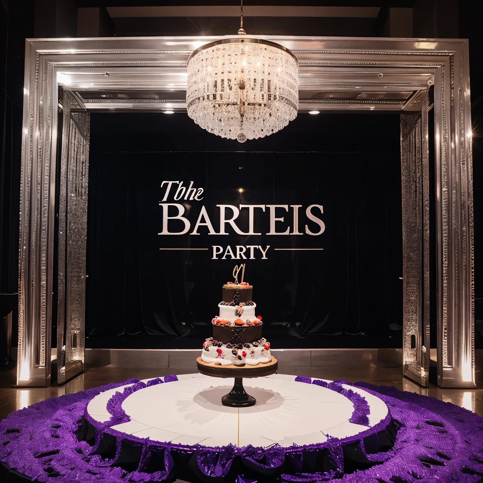 Logo for a party decorations business