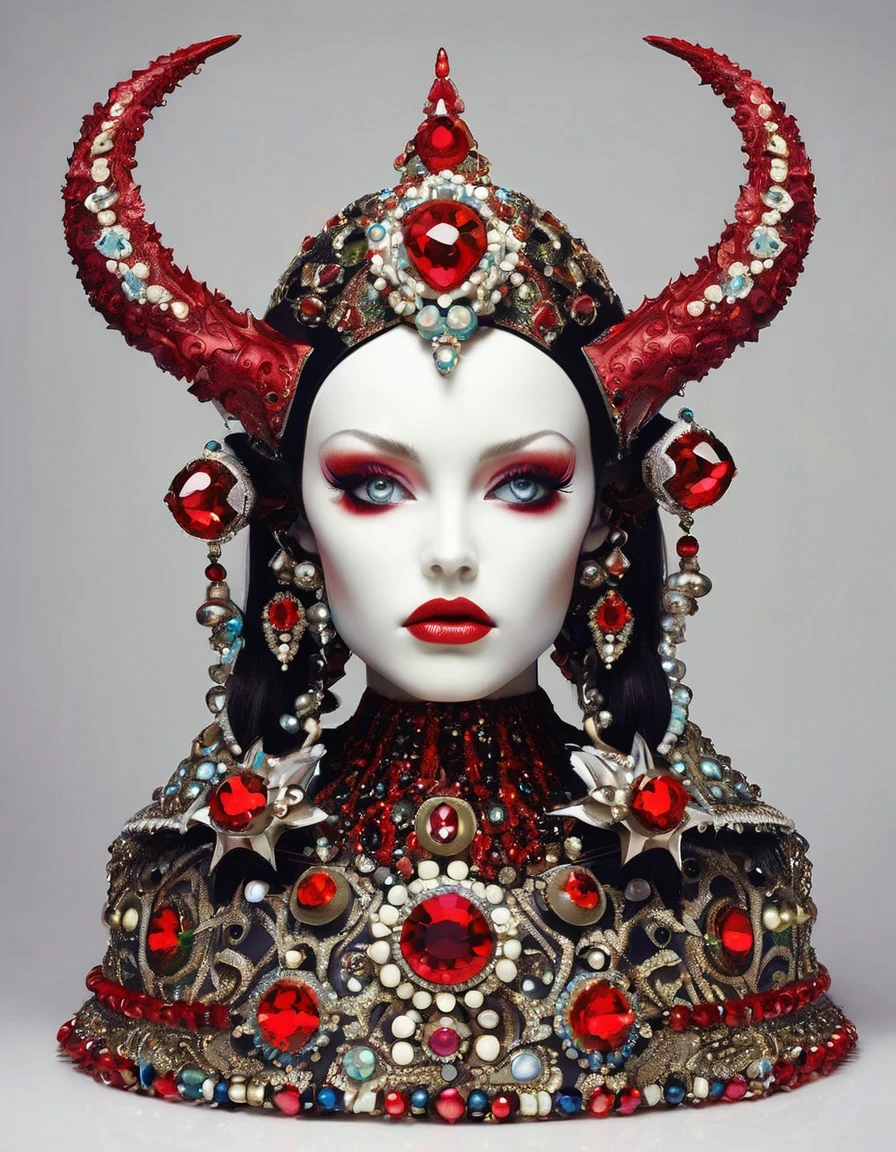 Demon's Crown, in style of Del Kathryn Barton