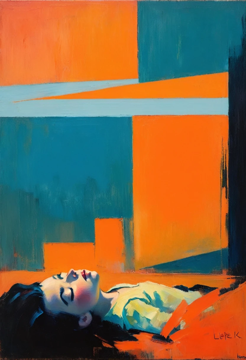 Create an evocative oil painting inspired by Malcolm Liepke,Capture the intense, introspective expression of the baby boy subject using thick, expressive brushstrokes and a muted color palette. Highlight the emotional depth and vulnerability in the subject's gaze, emphasizing the play of light and shadow on their face. Maintain a simple, textured background that complements the subject's contemplative presence. Focus on the tactile quality of the oil paint to convey the raw emotion and intimacy characteristic of Liepke's style. Soft pastel theme