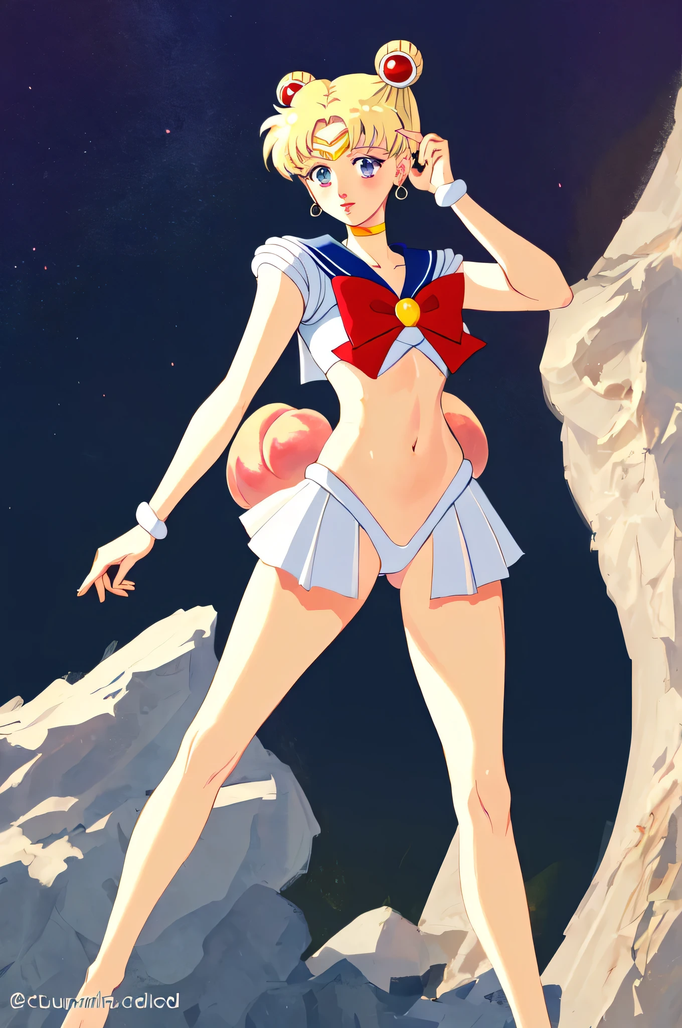 Sailor moon, peachette, cuerpo completo 