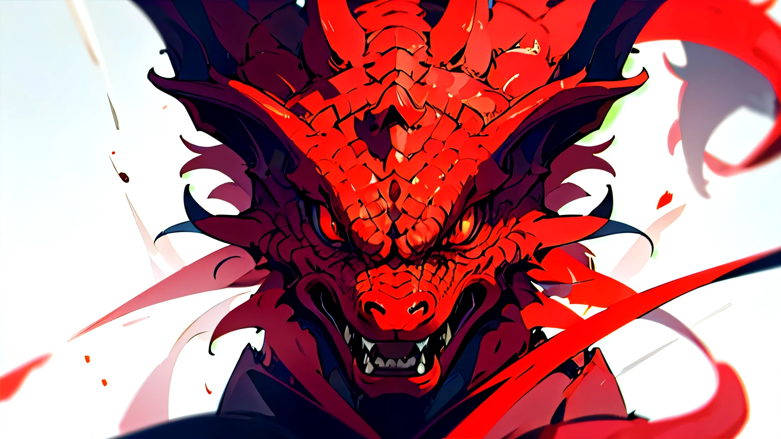 Red Dragon, Looking Ahead, head the dragon face down