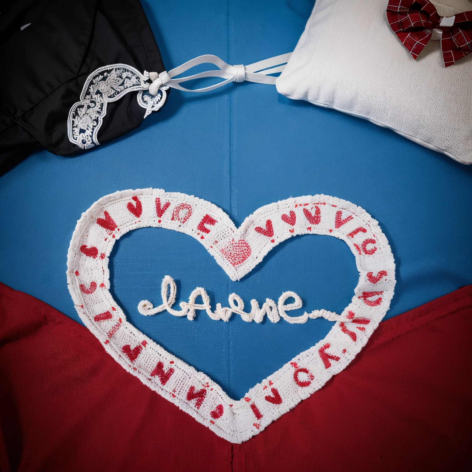 Make a heart written Claudio 
