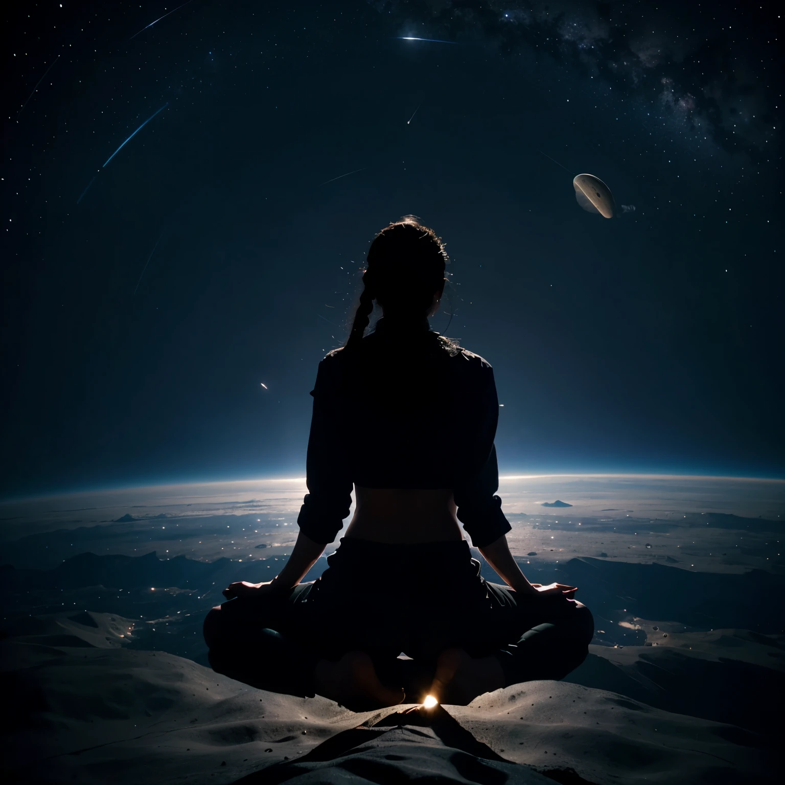 Meditation in outer space