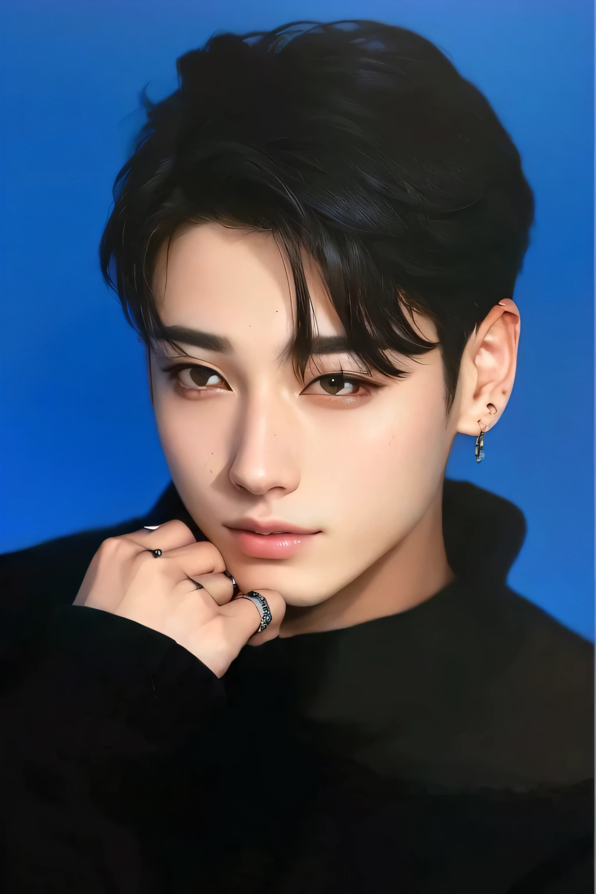 rosto de Jung Jungkook, do not change the photo or the position