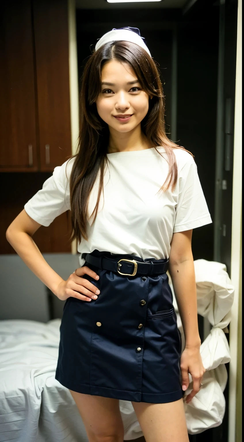 (1 The Ultimate Beautiful Mature Nurse) 、 Super accurate face 、 Detail Lip 、 Details 、 double eyelid 、 ((Dark Short Style)) 、 (Nurse uniform: 1.3) 、 (Fancy figures) 、 smile 、 Upper Leg, Perfect fit, Perfect Image Realism, background: (Hospital room: 1.2) Cowboy gets shot, Detail background, Details Clothing, Perfect lighting 、 Surrealist 、 (photograph: 1.4) 、 Maximum resolution 8K, (luxury) Very detailed, Professional