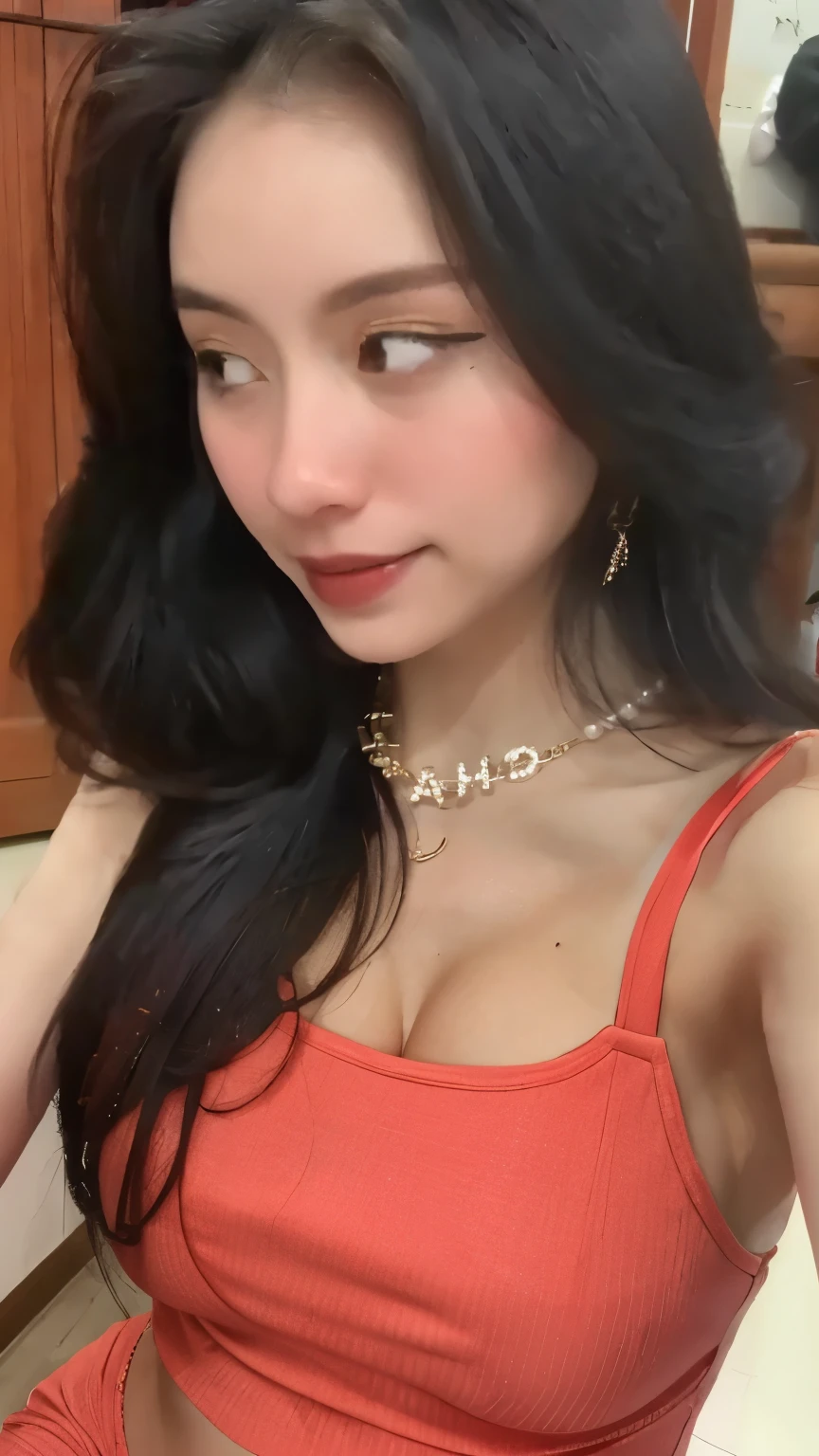 (Big Breasts:0.3), Cleavage, Tight bodycon dress,