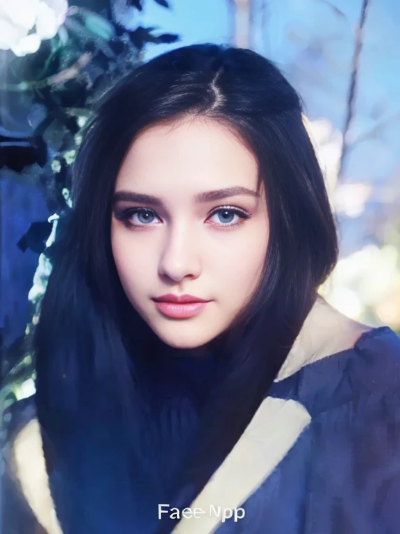 Masterpiece, best quality, super high resolution, fluorescent color,, 1 girl, looking at the audience, beautiful face, beautiful eyes, (off-the-shoulder: 1.2), head up, upper body, forest, shiny hair,long hair, shiny skin, glowing cut, chibi, finger proportions coordination