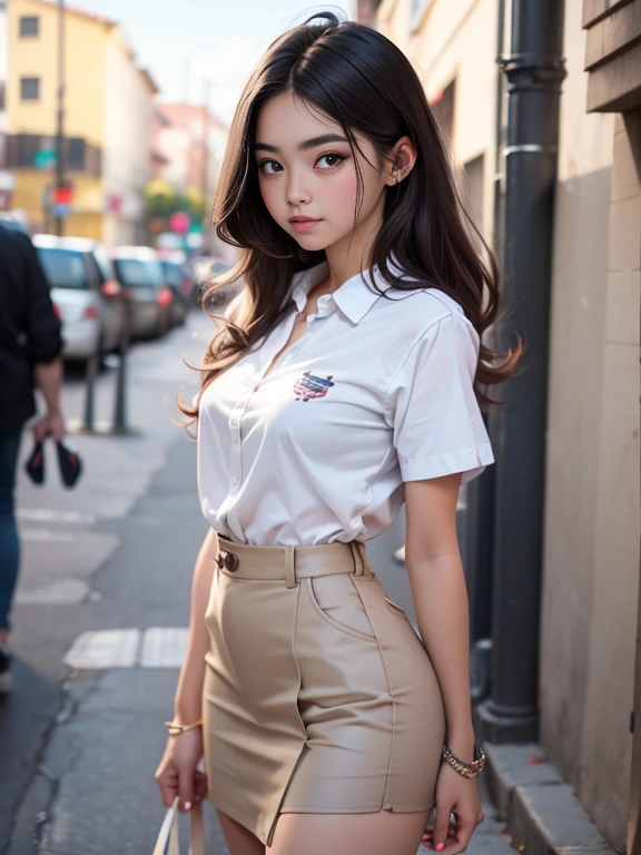 beautiful girl , ropa corta, detalles ultra finos, alta calidad