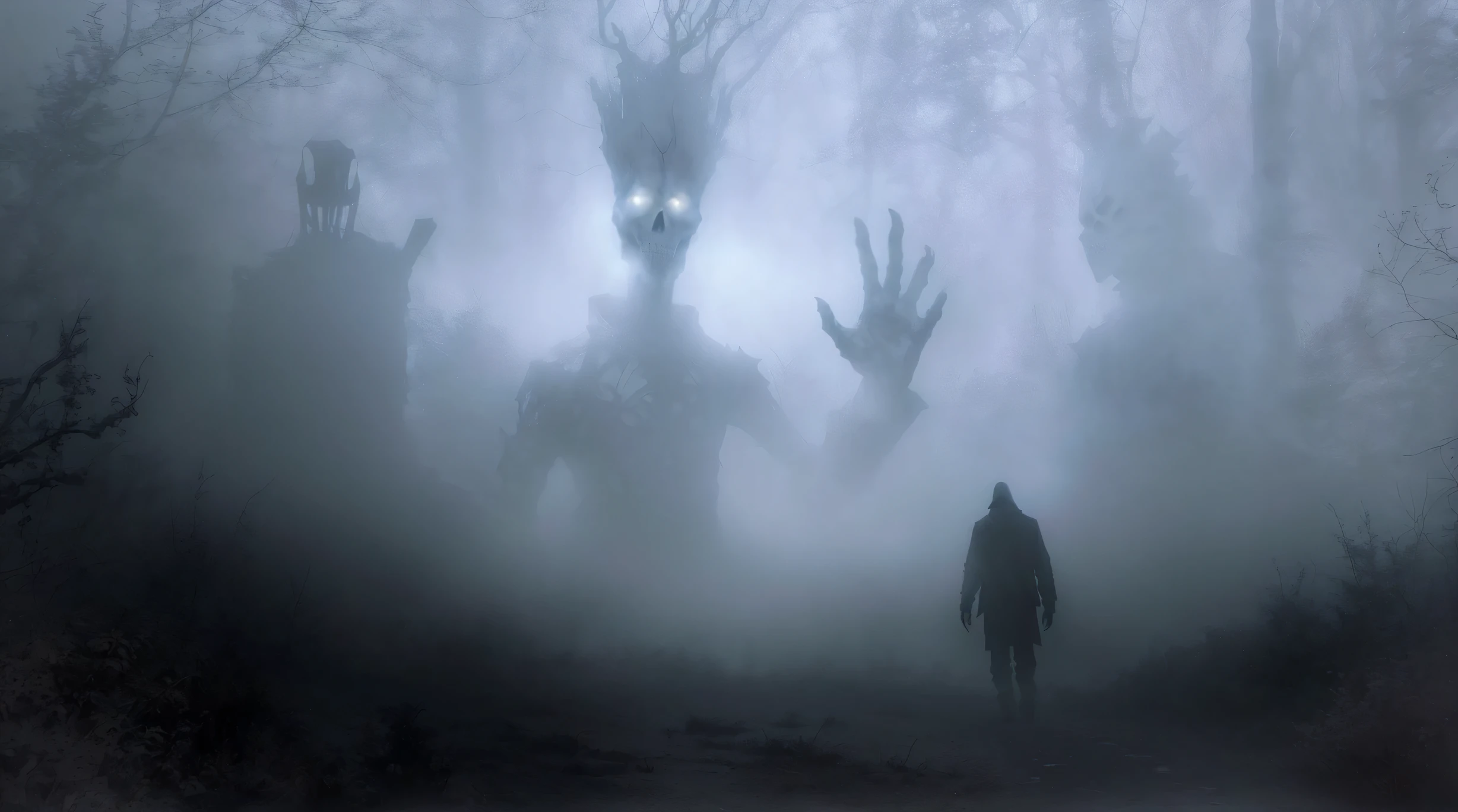 , was passing near the cemetery. Suddenly he saw a human body walking without a head.