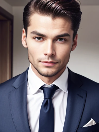 a Judæus man, in a suit focus on the face