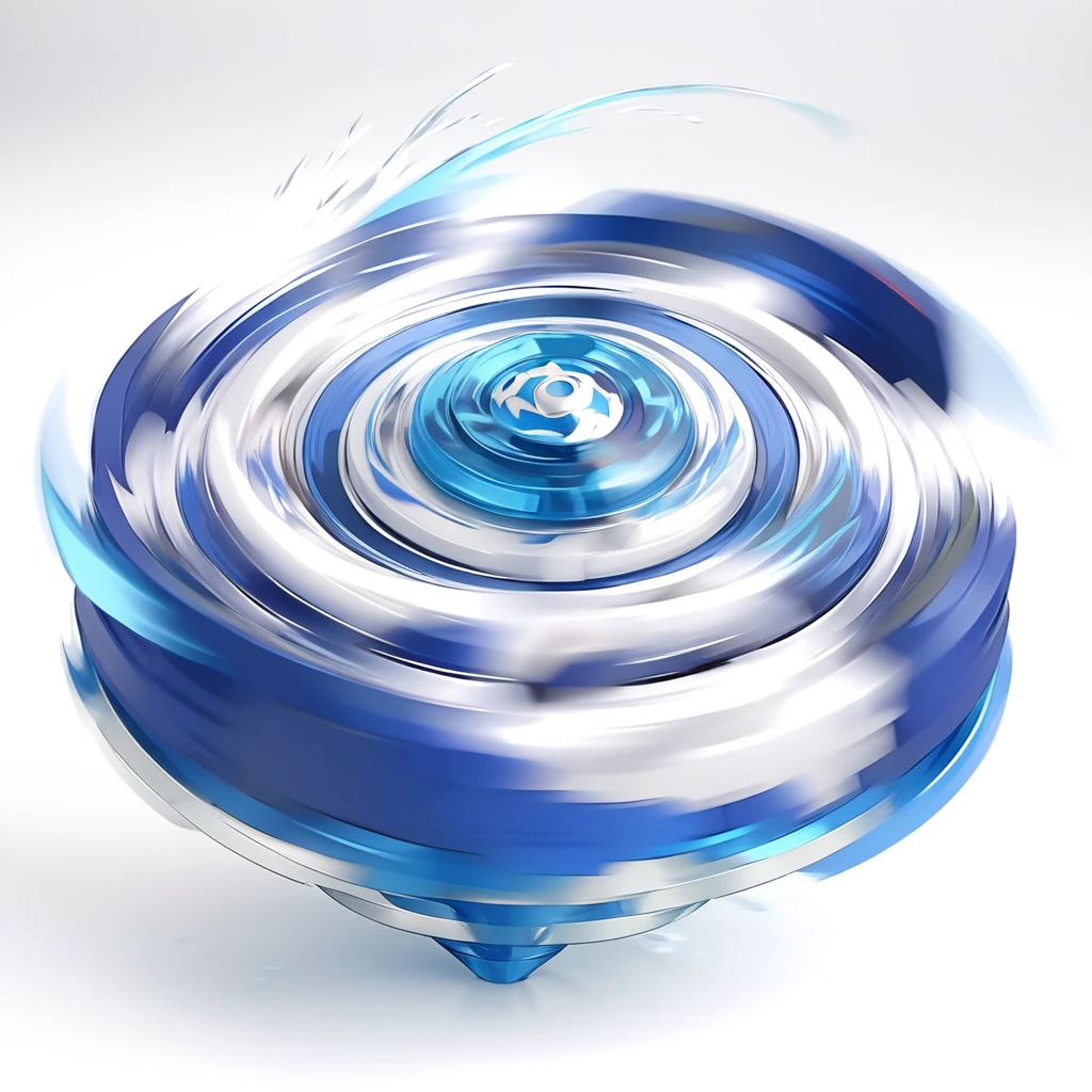 masterpiece, best quality, black and white sketch on white background, ultra-detailed sketch of a dynamic dark blue Beyblade top mid-spin, capturing the motion and energy as if it has just been launched. The spinning should create an intsense blur effect around the whole beyblade, emphasizing the speed and dynamism of the Beyblade. There is wind whipped up around the beyblade. The beyblade should also be angled in a specific direction. The top should also be moving quickly towards a specific direction and should leave a trail or path of wind or energy behind it as it moves. The top should show very rapid motion lines and distortion to convey movement, intense blur effect, Anime-influenced graphic look, no human, anime-inspired style, isometric view, no people, no person