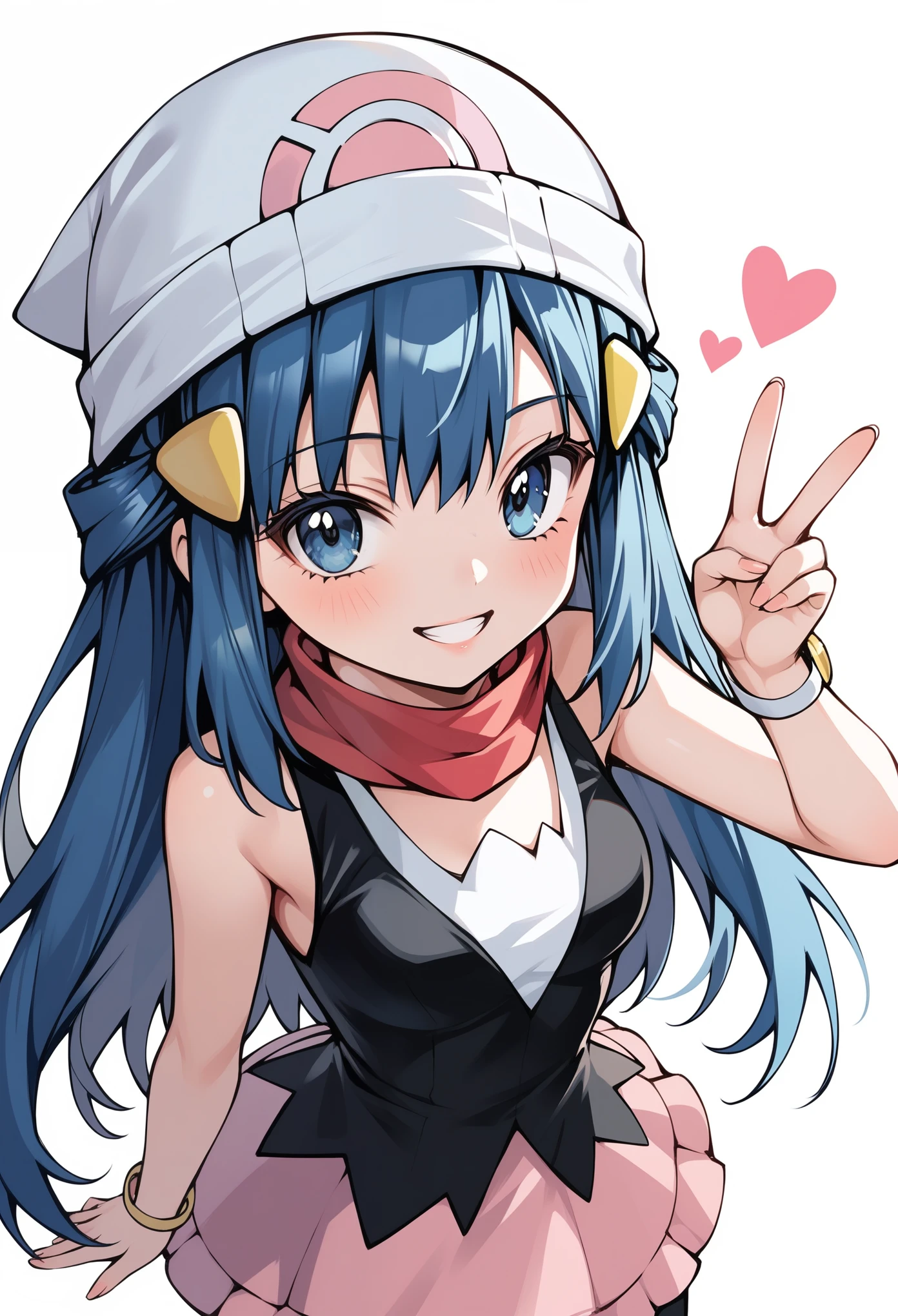 score_9, score_8_up, score_7_up, source_anime, BREAK
1girl, solo,  sketch, :3, dress, black pantyhose, chibi, doing a peace sign, playful, Pokemon, Dawn, blue hair, long hair,