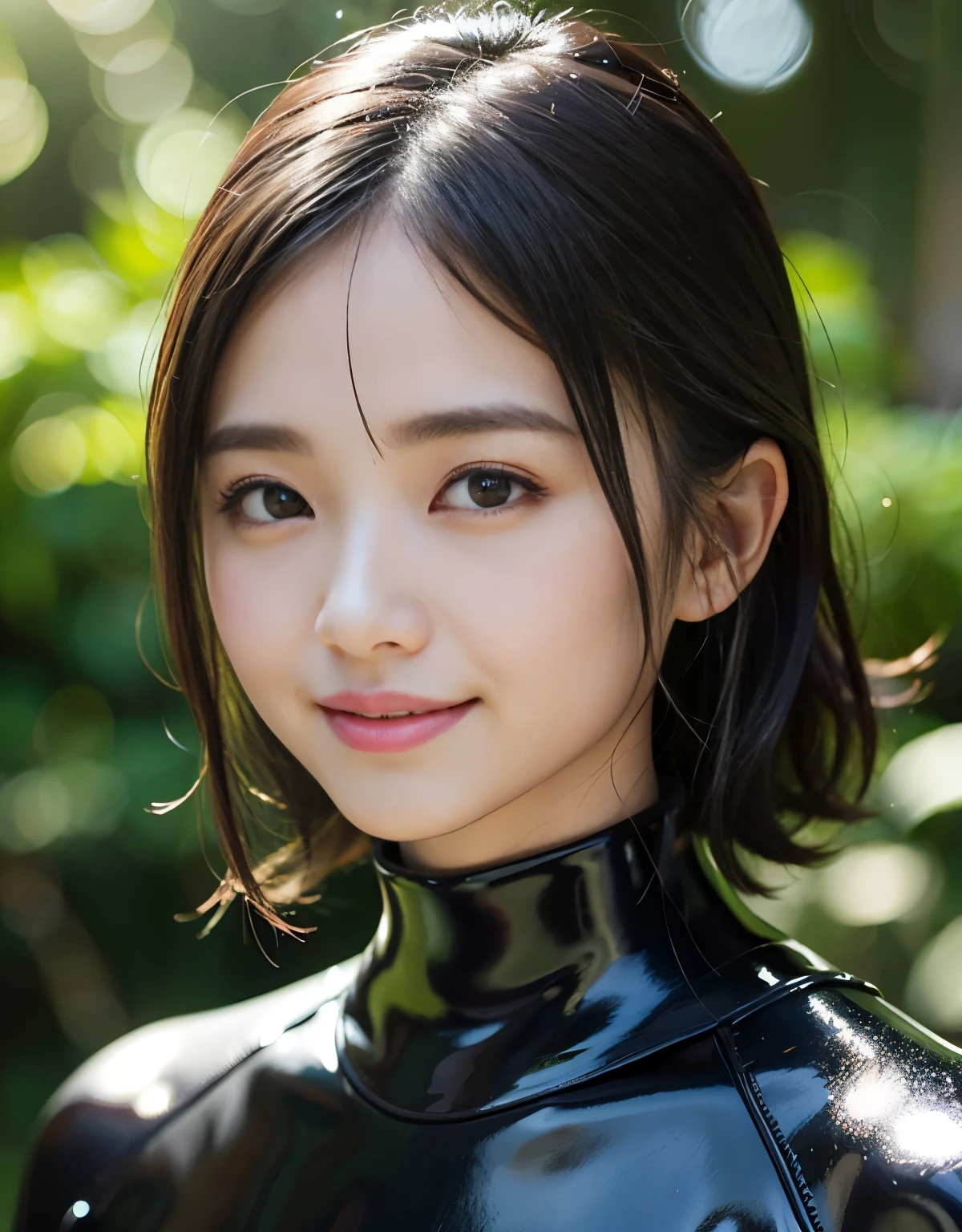 (1 girl)、highest quality、masterpiece、超A high resolution、(Photorealistic:1.4)、RAW Photos、1 girl、(Wearing a shiny wetsuit)、Female scuba diver、Long sleeve、Diving Gloves、Portraiture、Close-up、Shadow、Octane Rendering、8k、Ultra Sharp、Metal、Intricate decorative details、Onboard Details、Very intricate detail、Realistic Light、(Mysterious look)、Shining Eyes、To the camera、Small LED