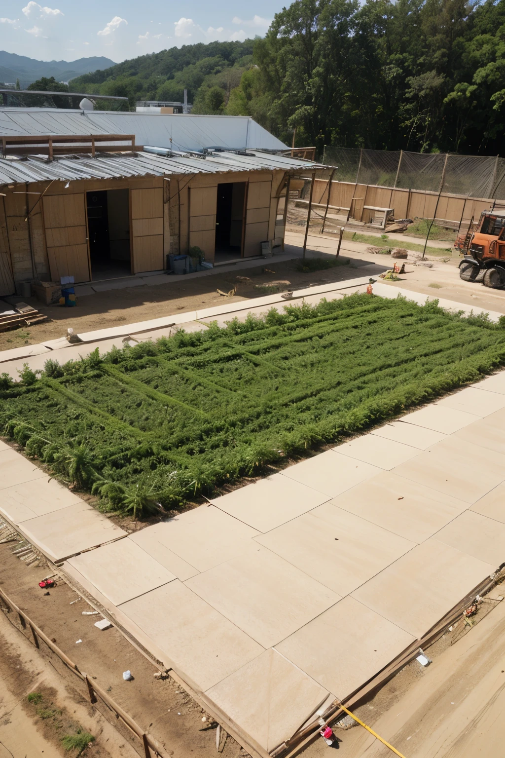 do a cycle like this Hemp Cultivation Harvesting and Processing Mixing with Salt and Water Formation of building blocks or panels Curing process Integration into construction projects