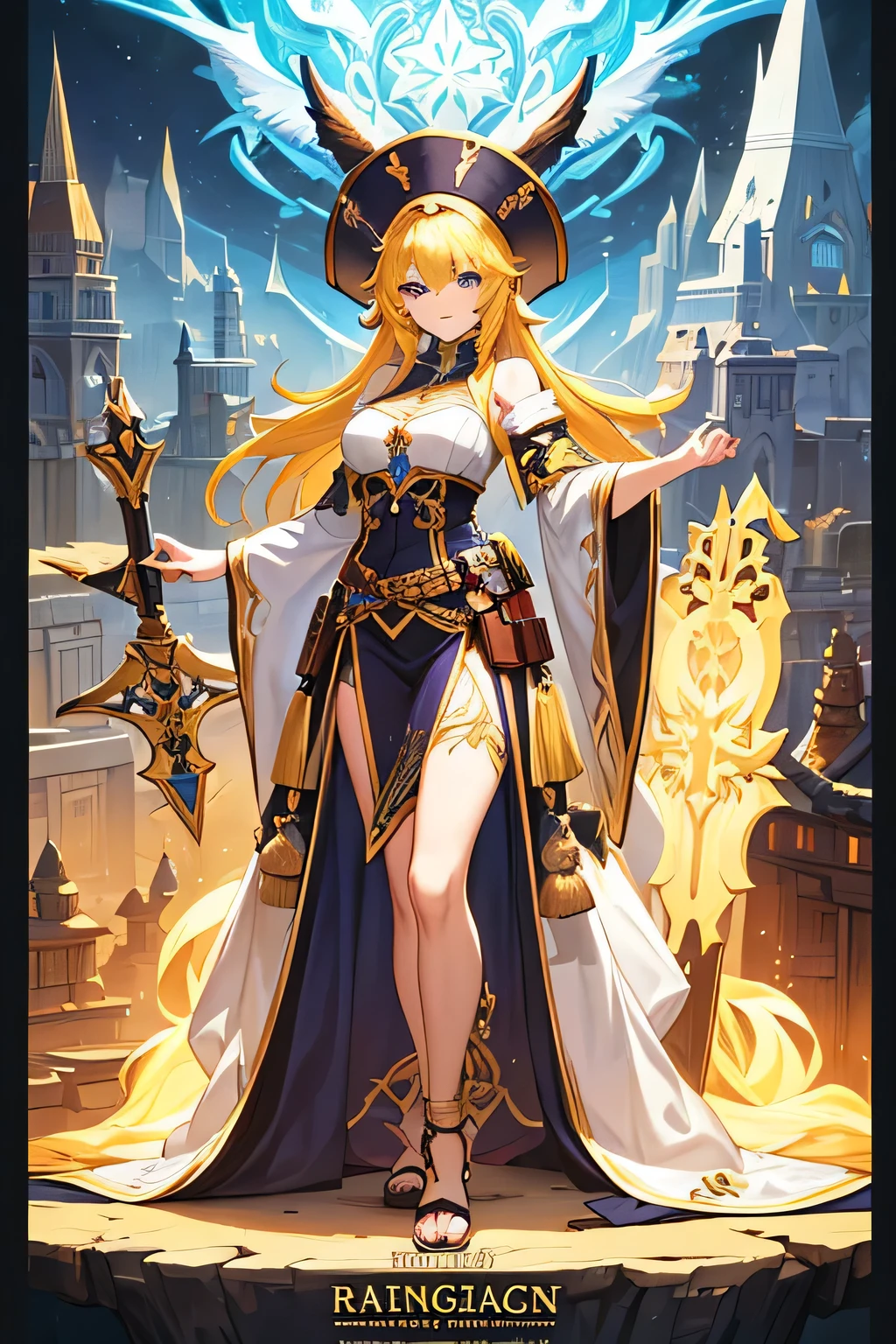Young woman with yellow hair in fluffy clothes and a fluffy hat, Fantasy Characters art, Amazing character art, Spectacular Fantasy Characters Art, HD fantasy art, Magnificent and elaborate character art, Realistic fantasy art, Fantasy Woman, Epic fantasy art style HD, Fantasy Characters, Digital fantasy art), Fantasy style art, Detailed fantasy art, High quality fantasy art, Fantasy Costume, Digital 2D Fantasy Art