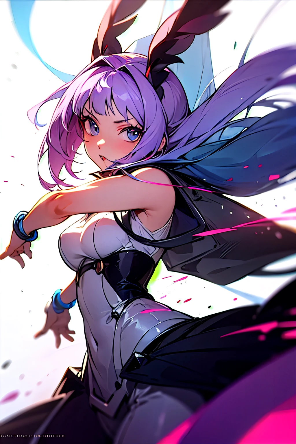 Anime waifu with