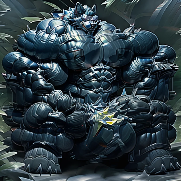 (masterpiece, best quality, detailed:1.2) detailed full body, 8K, freddy, wolf muscular werewolf, muscular! Commission for High Res,
unusually developed muscular body, body full of huge muscles.
pectorales enormes. Exaggeratedly huge muscles. Gigachad Muscular, 8K, Masterpiece, highres, future fiction. black visor, Detailed head, Detailed Body,full body, Detailed abs, wearing crNanosuit,strong and imposing, thicc, sitting on the throne,