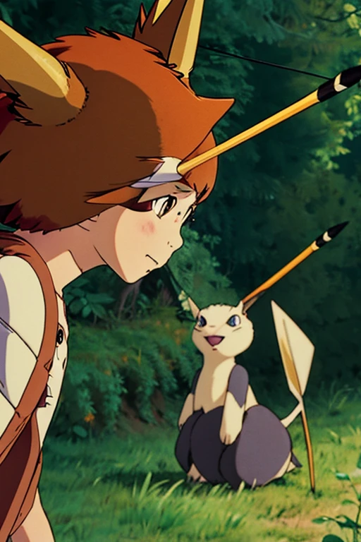 Sagittarius Theme, cute, Pokémon-style monsters, Pointed ears like arrows