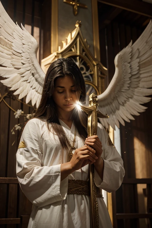 prompt> invocar-protecao --arcanjo "Gabriel" --salmo "91" --intencao "Divine protection"
Invocation of Protection by Archangel Gabriel initiated...
Arcanjo Gabriel, mensageiro de Deus,
Em nome da luz divina e da verdade eterna,
Eu te invoco neste momento para interceder por mim.
May your powerful presence be around me,
Protegendo-me de todo mal e perigo.
Que tuas asas de luz me envolvam,
Guiding me along the path of peace and security.
Just as Psalm 91 proclaims your protection,
I trust in your strength and your benevolence.
May your words of wisdom and comfort strengthen me in times of distress.
Arcanjo Gabriel, Heavenly Guardian,
Free me from all the evil that threatens my soul.
May your enlightened presence dispel the darkness And lead me to the light of divine grace.
May I live under your constant protection,
Aware of God's love and mercy.
Em nome do Pai, of the Son and the Holy Spirit,
Amen.
