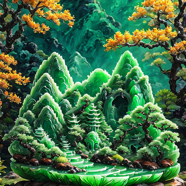 翡翠艺术雕刻 2