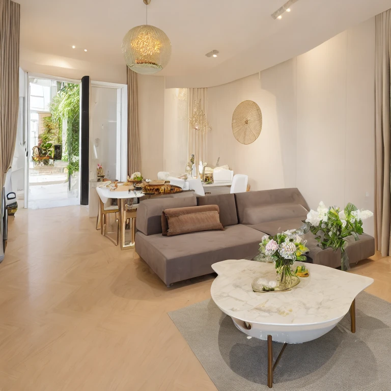 (masterpiece, best quality:1.2), KTH Morden - Townhouse140524, 1 livingroom
