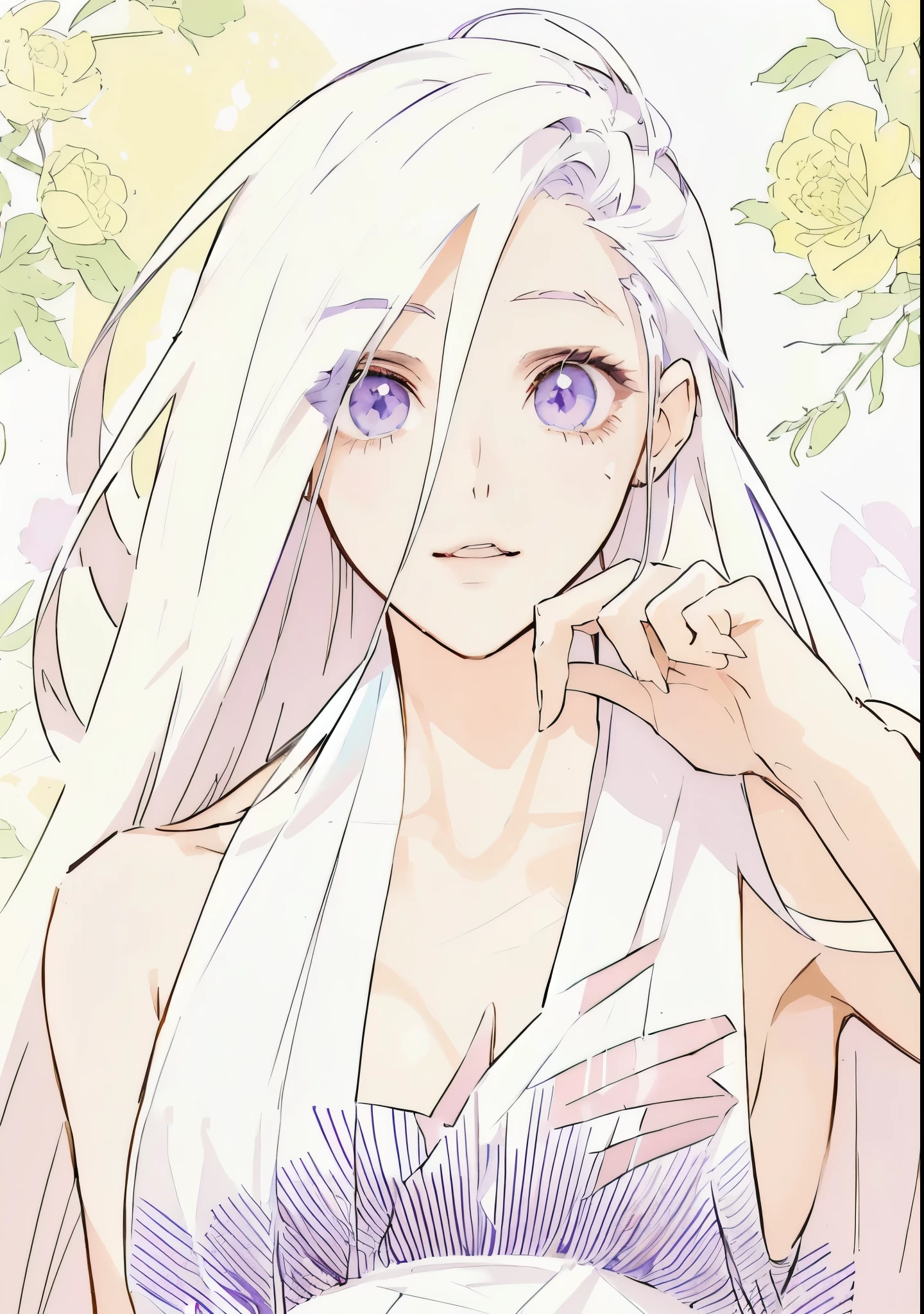anime girl com longos cabelos brancos and purple eyes posing for a picture, cabelos brancos deity, perfect cabelos brancos girl, cabelos brancos, com cabelo branco, flowing white hair, com longos cabelos brancos, cabelo longo branco!!, cabelos brancos lady, de cabelos brancos, Tifa Lockhart com cabelos brancos, with cabelo longo branco, garota de anime com cabelo comprido, haruno sakura, visual de anime de uma linda garota, sexy, garota sensual, garota sexy, peituda, sexy, visual de anime de uma linda garota, sexy, garota sensual, garota sexy, peituda, sexy, rosto perfeito, garota safada, sexy