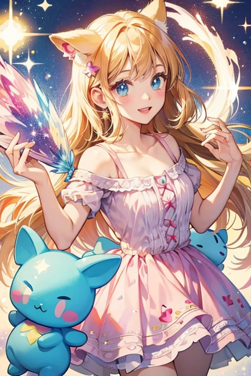 human Chiffon from sanrio ; SPARKLE; GLITTER