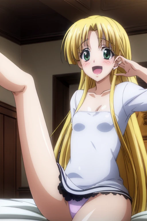 ((highest quality)), ((masterpiece)), (be familiar with), Perfect Face, indoor, Bedroom, Watching the audience,
One woman, Asia Argento,
Open Mouth, Ecstatic expression, blush, smile,
Small breasts, Flat Chest, Young Girl, , , Girl,
Long Hair, Long Hair,
Leg spread,