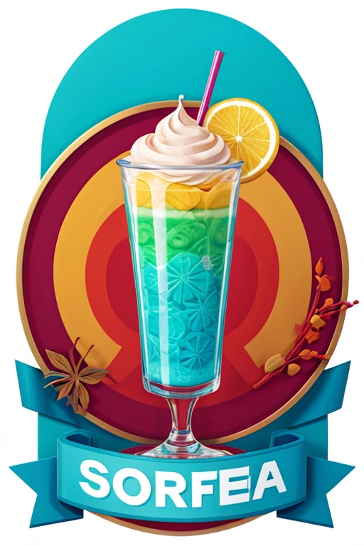 logotipo sobre sorveteria