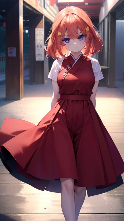 itsukinakano, nakano itsuki, golpes, blue eyes, pelo entre los ojos, ahogo, pelirrojo, estrella \(symbol\), adornos para el cabello, estrella adornos para el cabello,pelo largo,cola de caballo baja,sonrisa,rubor,abre la boca,cheongsam rojo,hendidura de porcelana roja,medias negras,tacones de aguja,put your arms behind your back and look,Walking ROMPER indoors, paisaje urbano de estilo chino,
ROMPER (Obra maestra:1.2), of the highest quality, high resolution, fondo de pantalla de unidad 8k, (cifra:0.8), (ojos detallados y hermosos:1.6), cara muy detallada, Perfect lighting, CG muy detallado, (manos perfectas, perfect anatomy),
