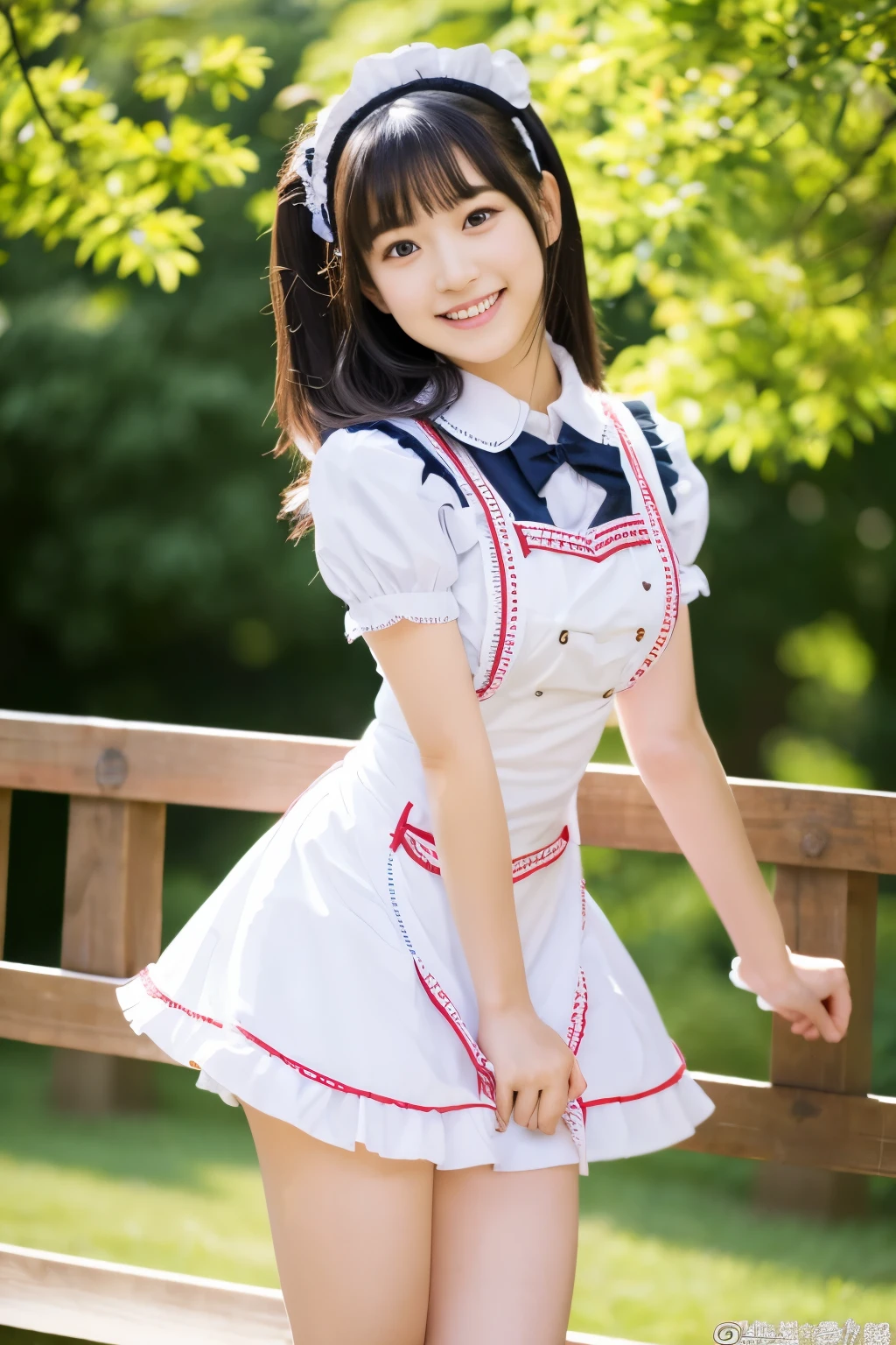 Orafed woman in blue and white uniform posing for a photo, anime girl cosplay, More of Iwakura, rei hiroe, eat and drink, catboy cosplay! maid! dress, anime cosplay, iwakura lain, cosplay photo, weaAlsog maid uniform, Also, narumi kakinouchi, More of Iwakura