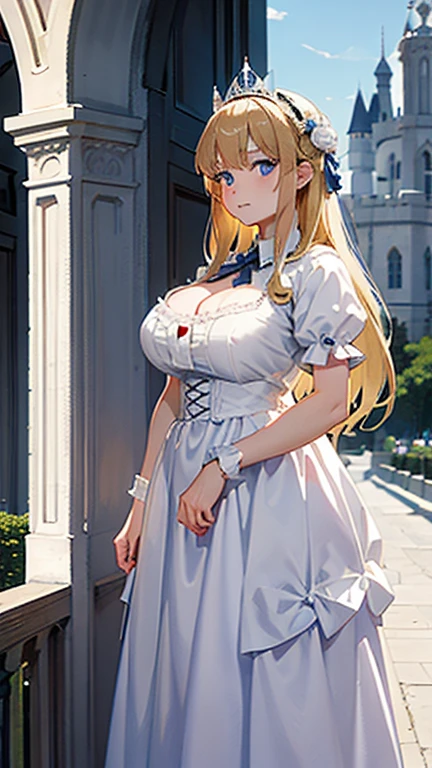 Virginia Otis, 15 years old (blonde, blue eyes), thin, Cute face, Canterville Castle Night Walk (novel「Ghosts of Canterville」Works inspired by). 1887, Victorian Porn Dark Fantasy, ((Cute type, Big Breasts))、Camel Toe、Giant tit、Nipple Puffs、Cleavage、Plump、Super big breasts、Super big butt、Teresa、