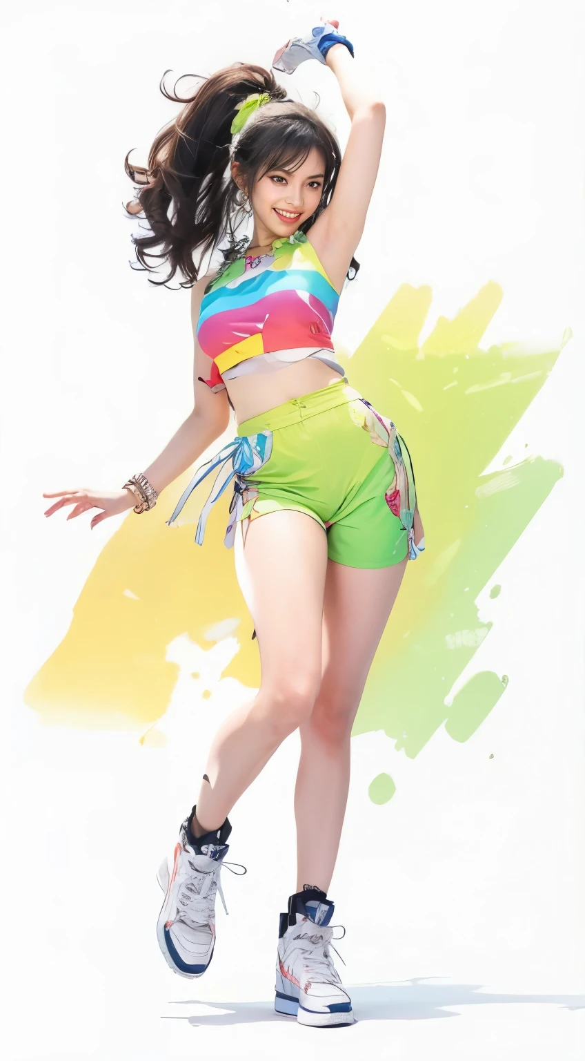 masterpiece,charming,beautiful,Slim,no excess flesh,Smile