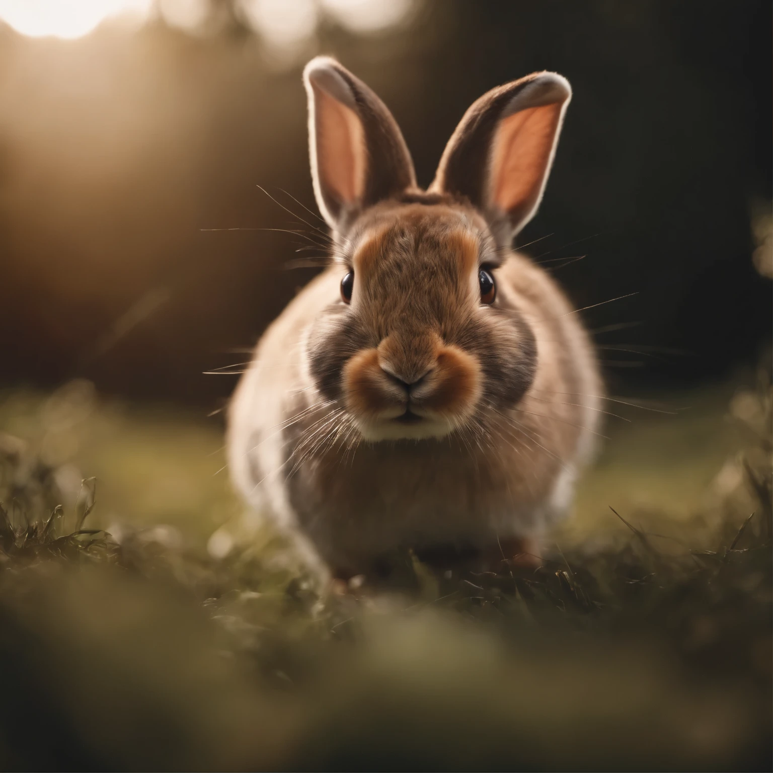dutch angle, best quality, super fine, 16k, masterpiece, RAW photo, photorealistic, close-up of a rabbit's nose, photograph, frame